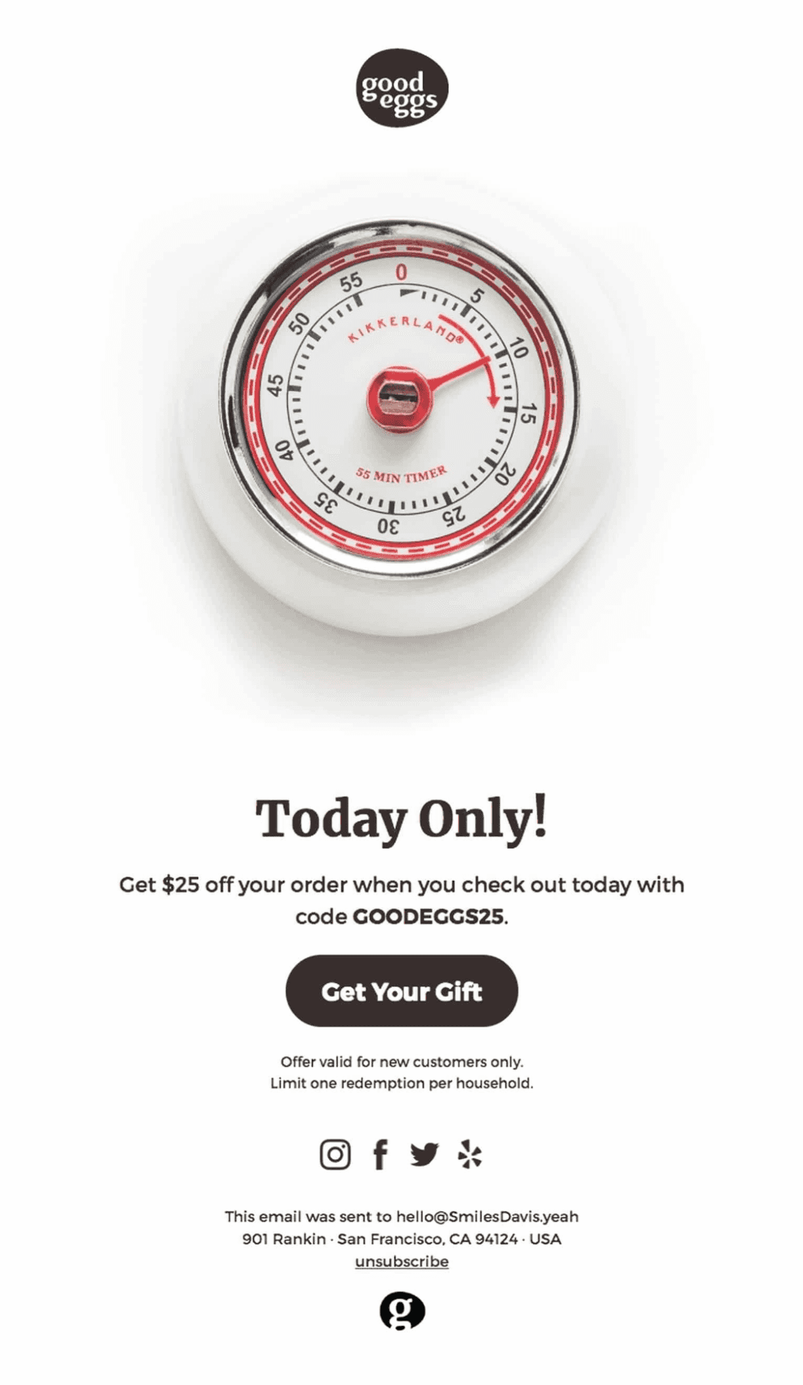 Good Eggs Analog Timer Good Eggs Analog Timer