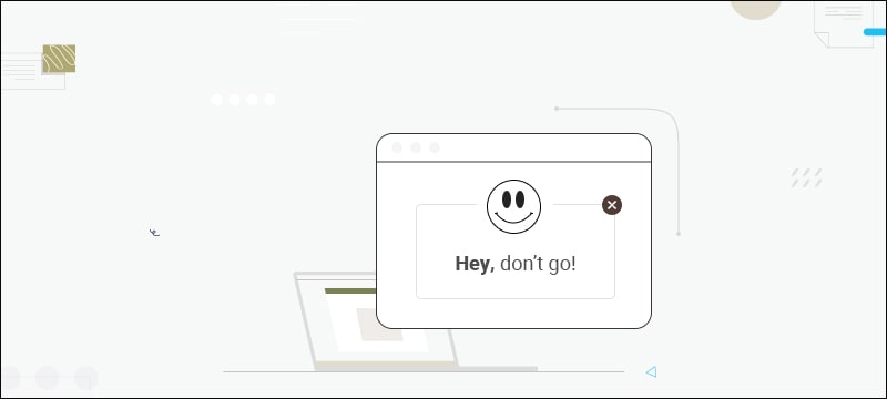 What is an Exit intent popup